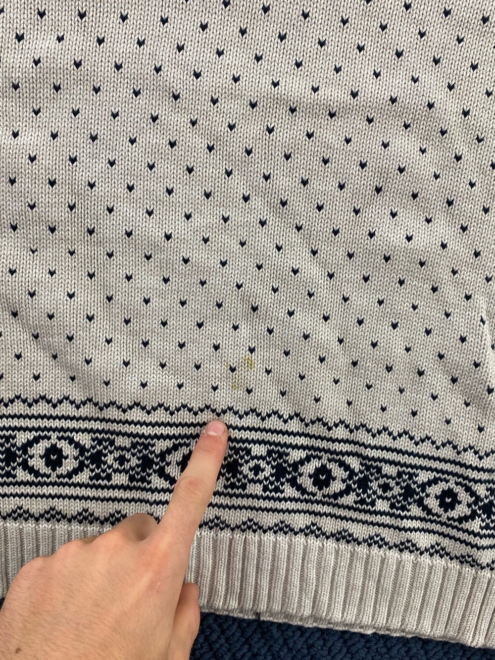 Vintage Chaps by Ralphen Quarter-Zip Sweater - Picture 5 of 8